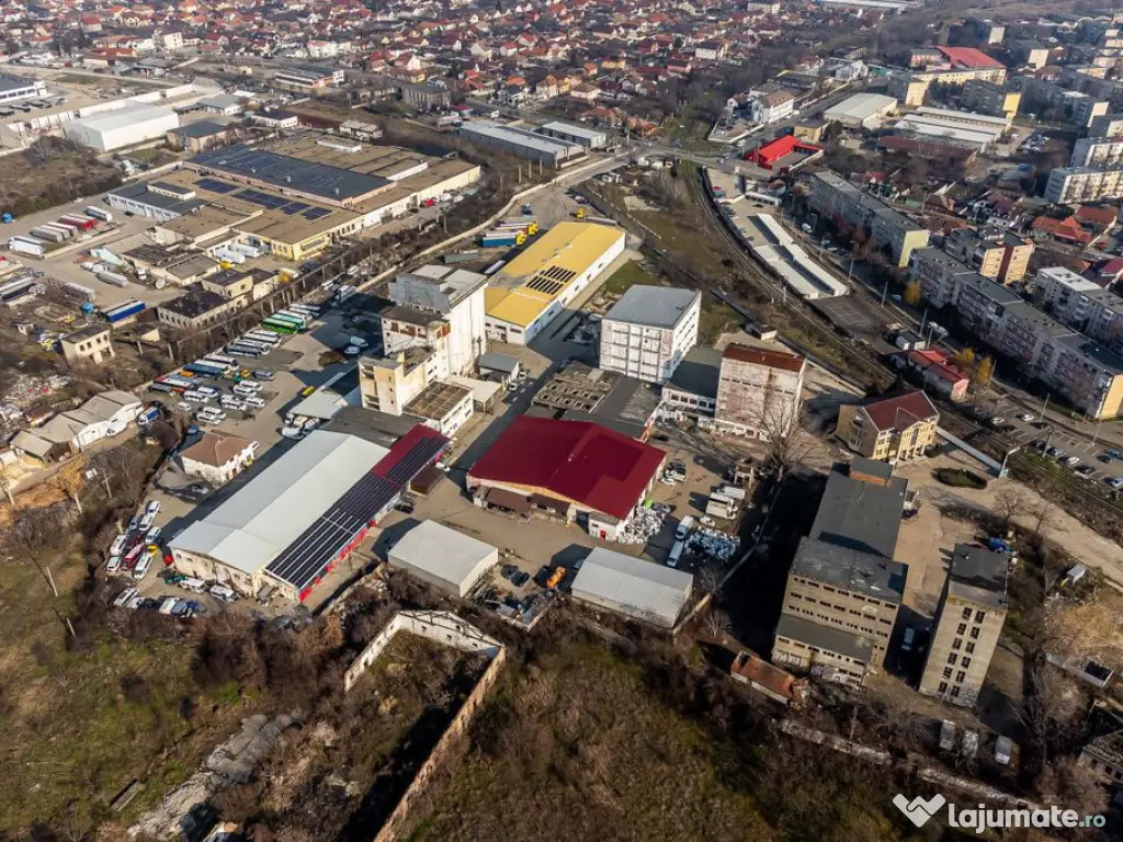 Platforma industriala 3552 mp hale beton si 9883 mp teren 
