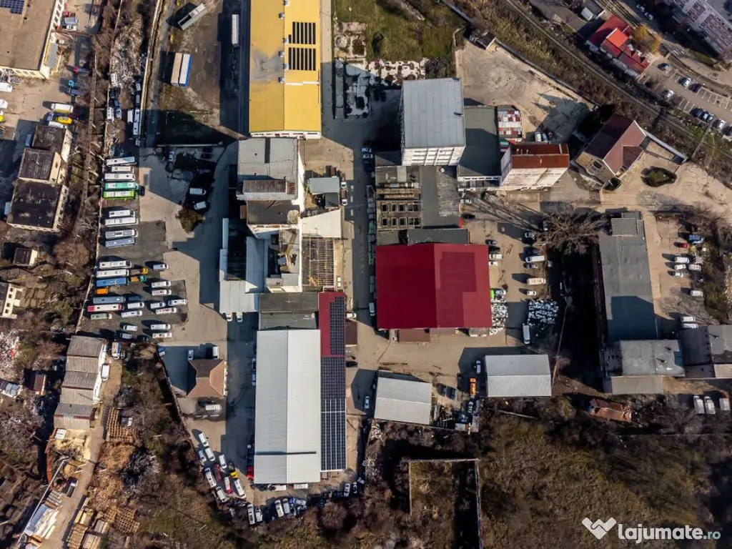 Platforma industriala 3552 mp hale beton si 9883 mp teren 