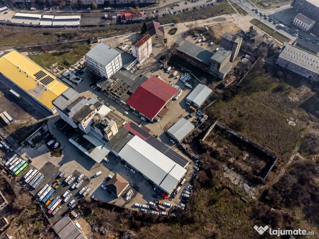 Platforma industriala 3552 mp hale beton si 9883 mp teren 