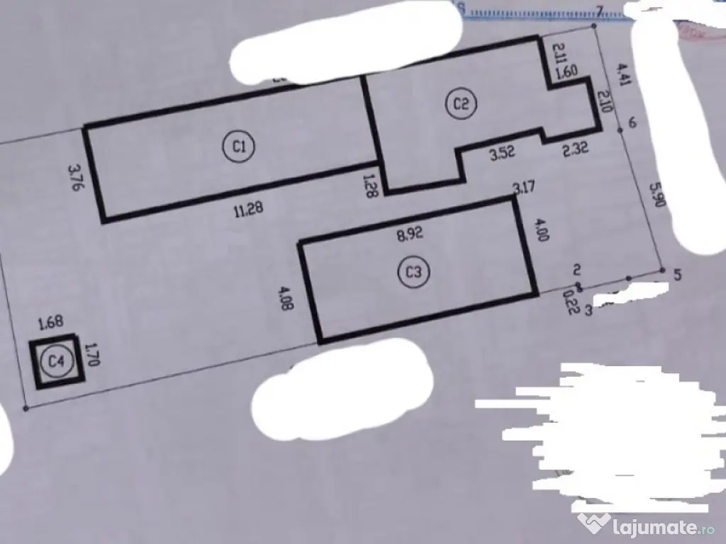 Teren cu casa demolabila zona Vidin