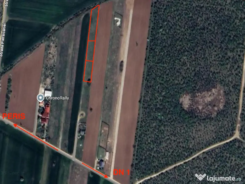 Terenuri IN RATE 500 €/luna, teren 25€ langa Saftica, Balotesti 