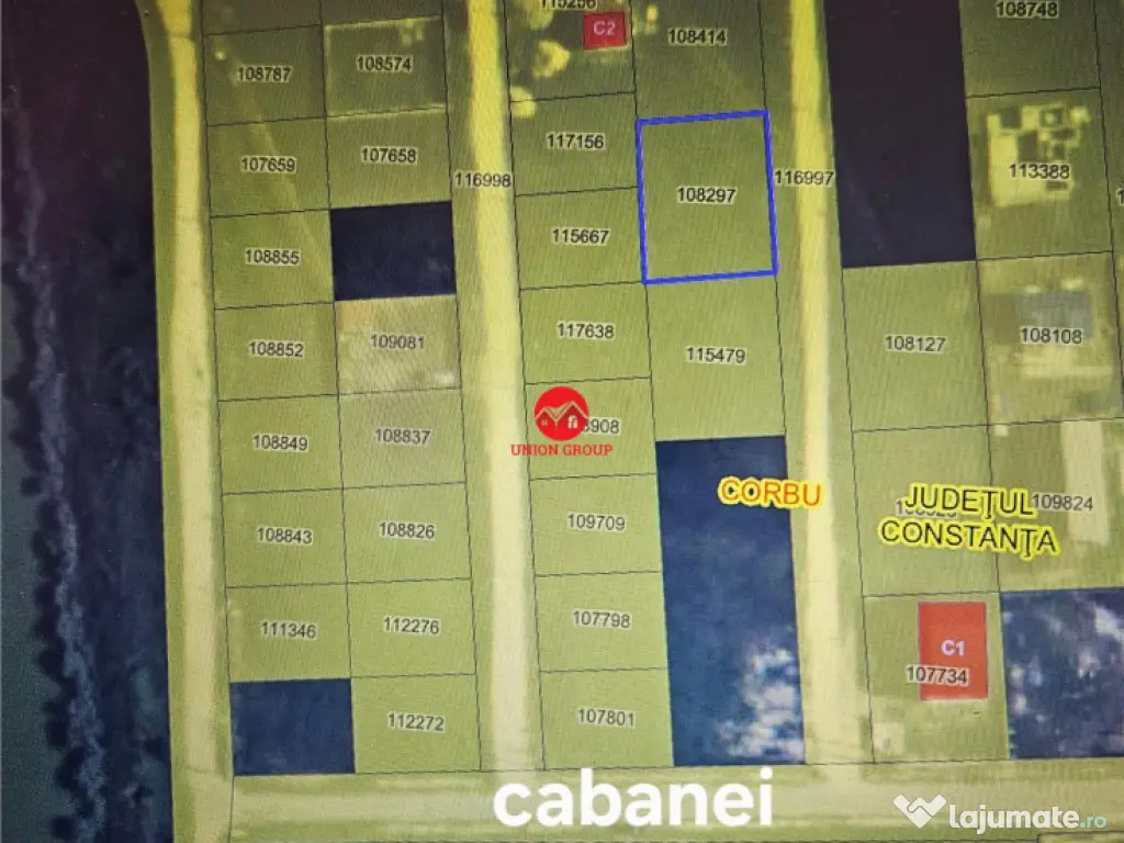 Teren Intravilan 500 mp cu Deschidere 25 ml, Corbu