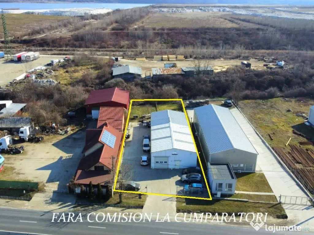 HALA NOUA DE 339 MP, TEREN 1131 MP, PLATFORMA BETONATA