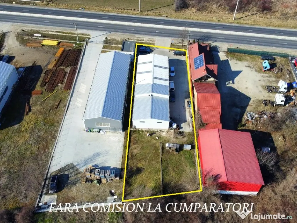 HALA NOUA DE 339 MP, TEREN 1131 MP, PLATFORMA BETONATA