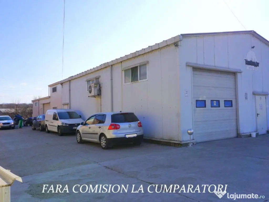 HALA NOUA DE 339 MP, TEREN 1131 MP, PLATFORMA BETONATA