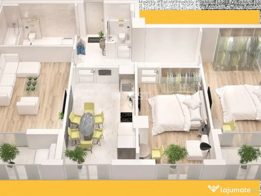 TVA 21% INCLUS *Apartament 3 camere PREMIUM* - 88,30 mp util