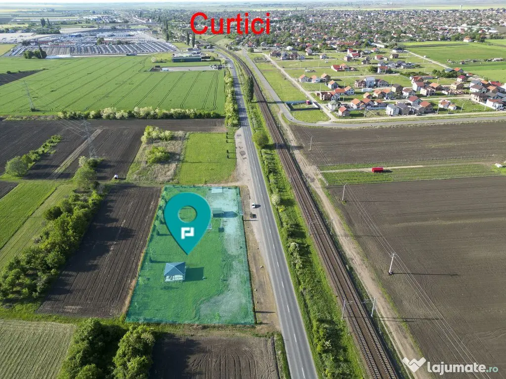 Închiriere platformă teren 4.000 mp Curtici 