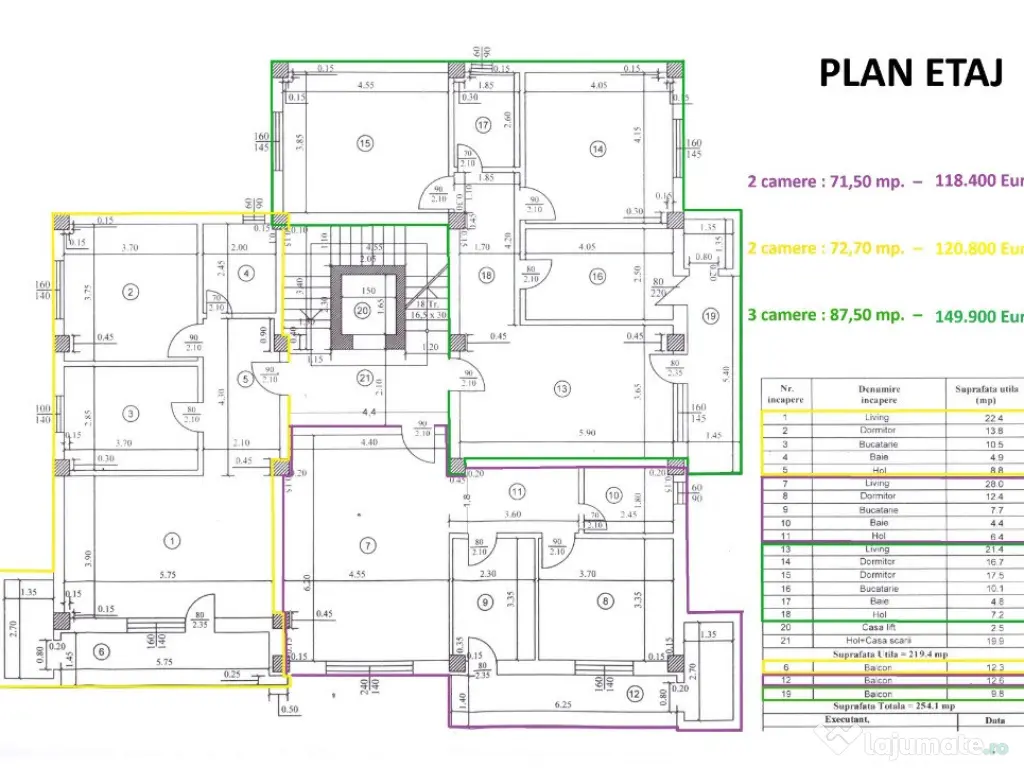 Apartamente noi, spatioase, moderne, Cartier central CARIOCA RESIDENCE 