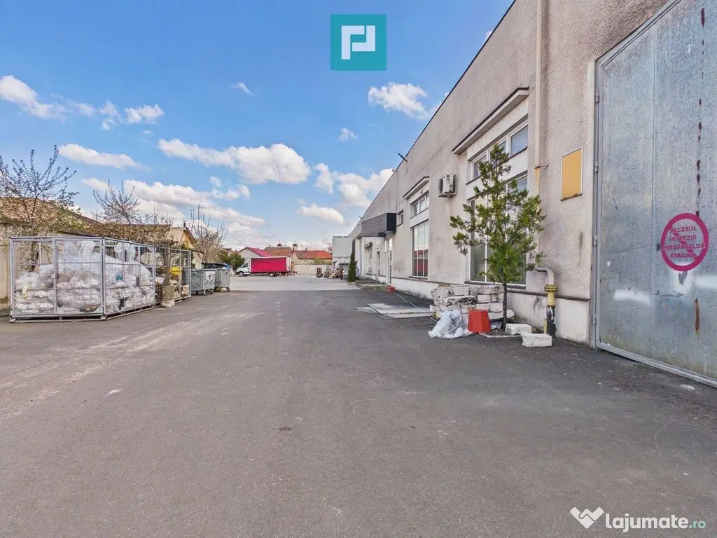 Spațiu industrial 1000 mp de închiriat Aradul Nou 