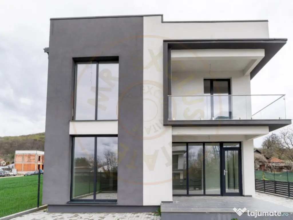 Casă modernă tip duplex | Budeasa – lângă Primărie | 
