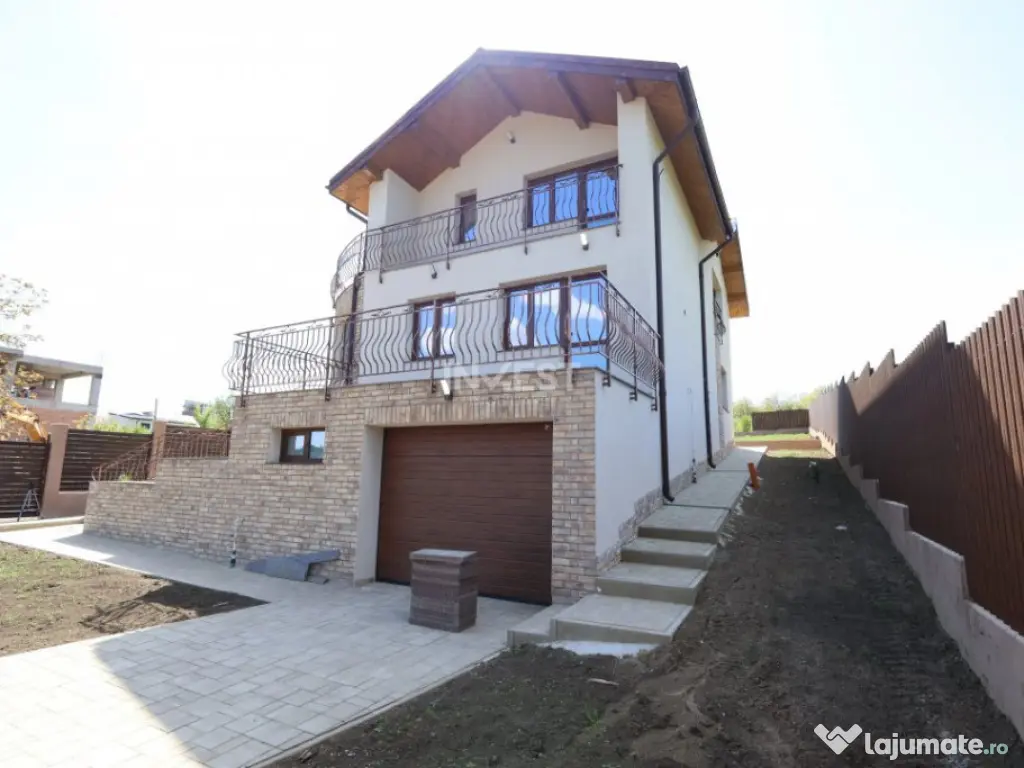 Vilă finalizată, disponibilă cu 600 sau 1000 mp teren, Re 