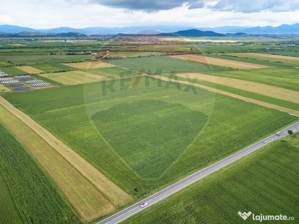 DE VÂNZARE| Teren industrial 59,600mp Feldioara / DN 13 ... 