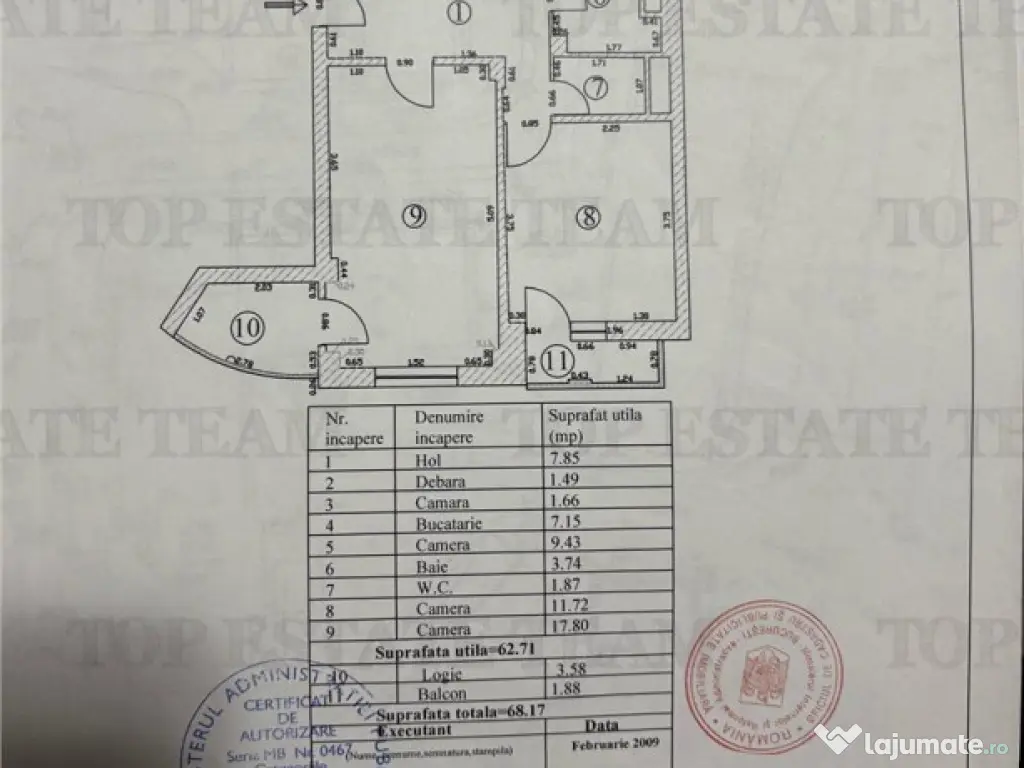 Apartament 3 camere de langa metrou zona Aviatiei Bucuresti 
