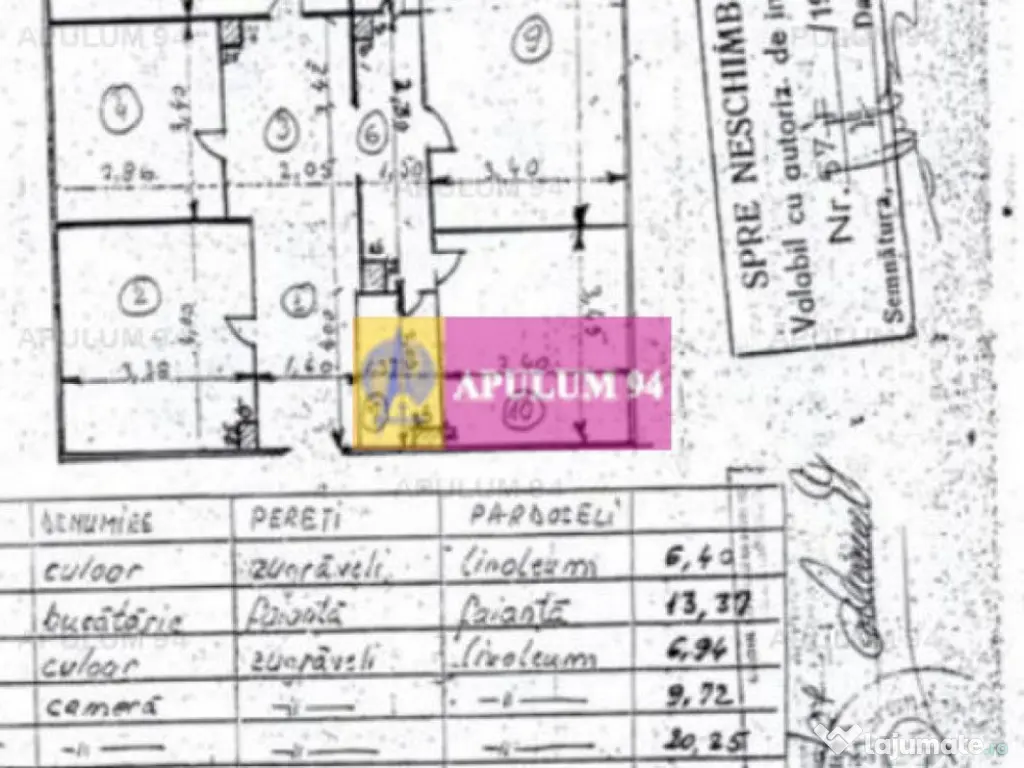 Appartament 4 camere Vitanul Nou 