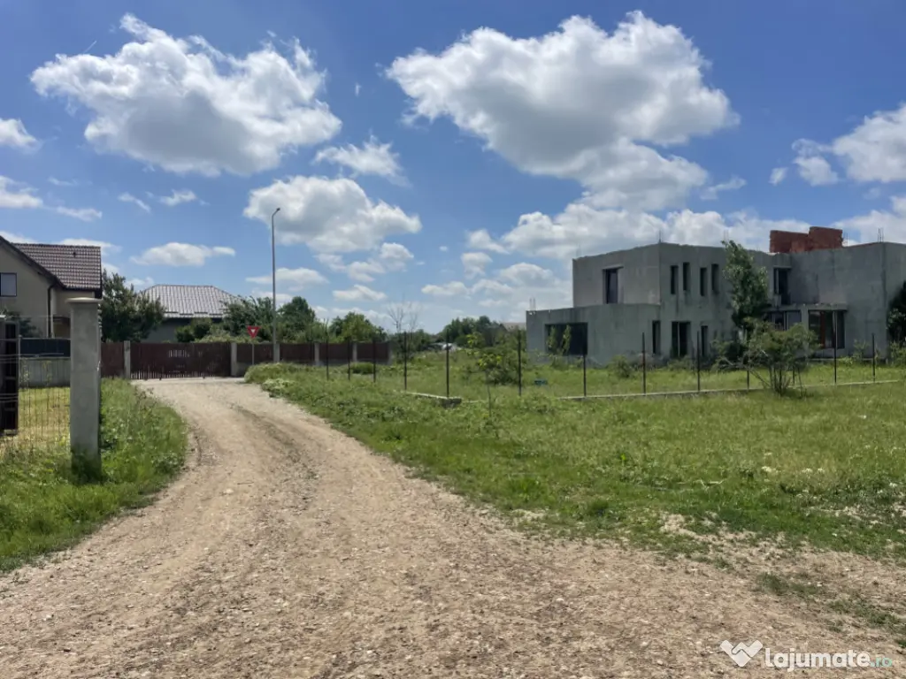 Domnești, Str Teiului, teren 1500mp, 40ml deschidere, utili 