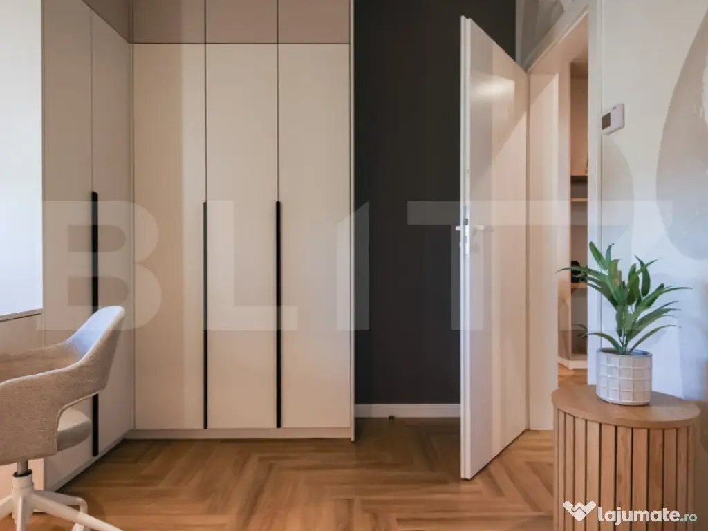 Apartament 3 camere ULTRA-LUX, 75mp , Mobilat&Utilat Complet