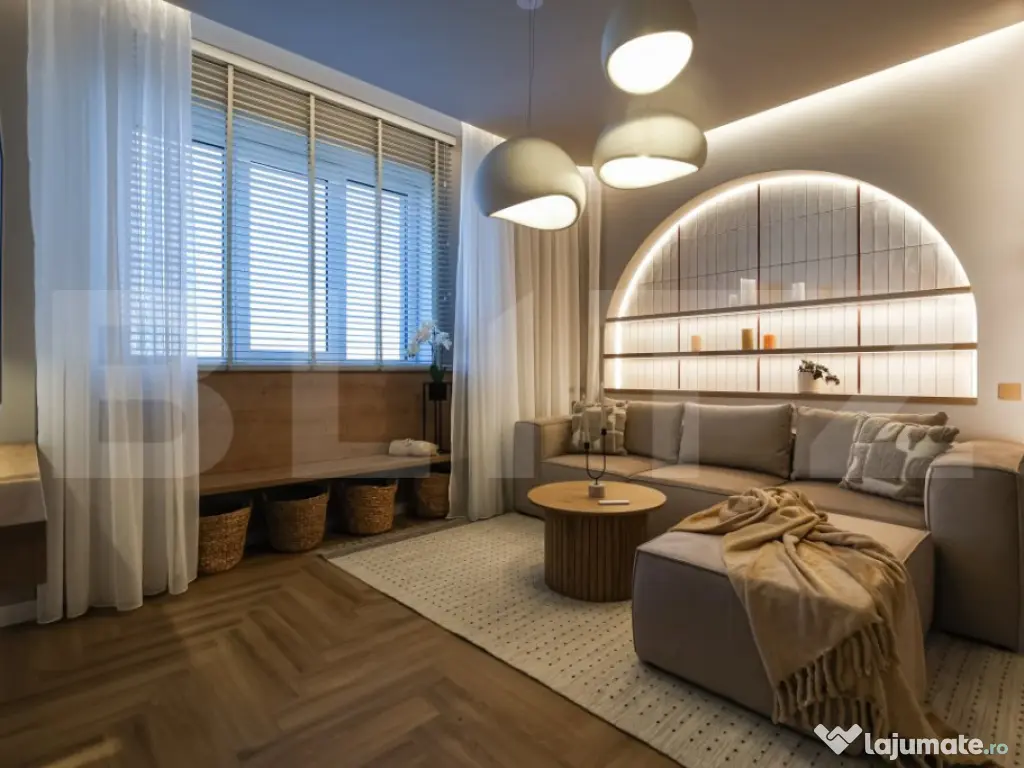 Apartament 3 camere ULTRA-LUX, 75mp , Mobilat&Utilat Complet