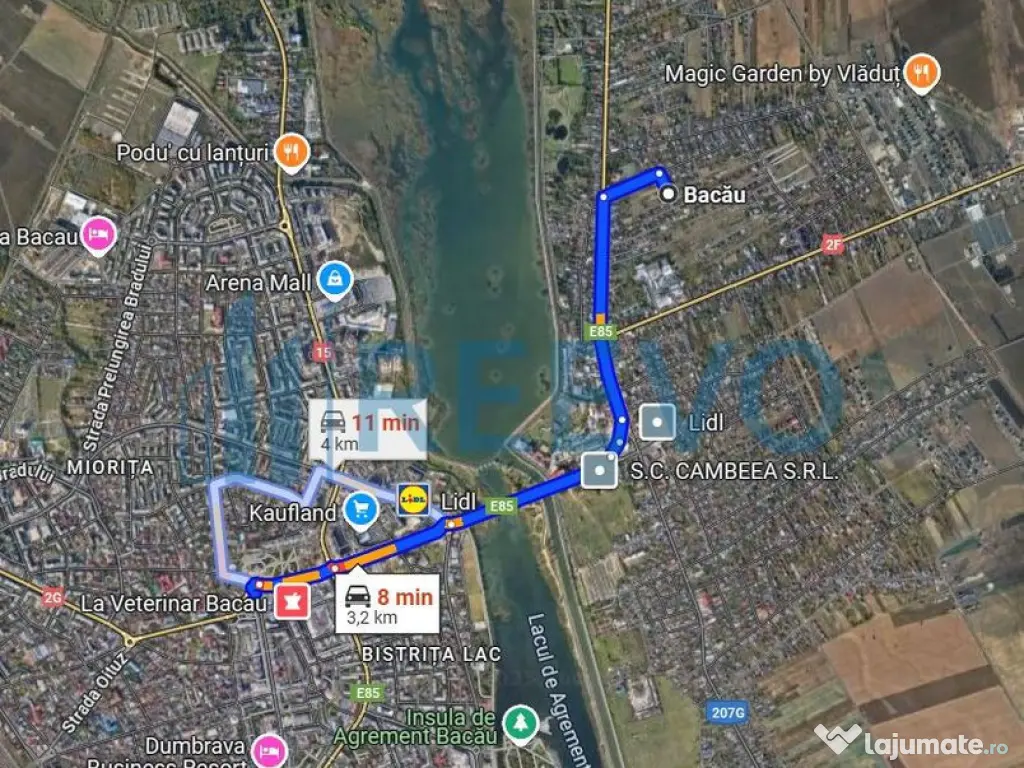 Teren de vânzare, Șerbănești, Jud. Bacău