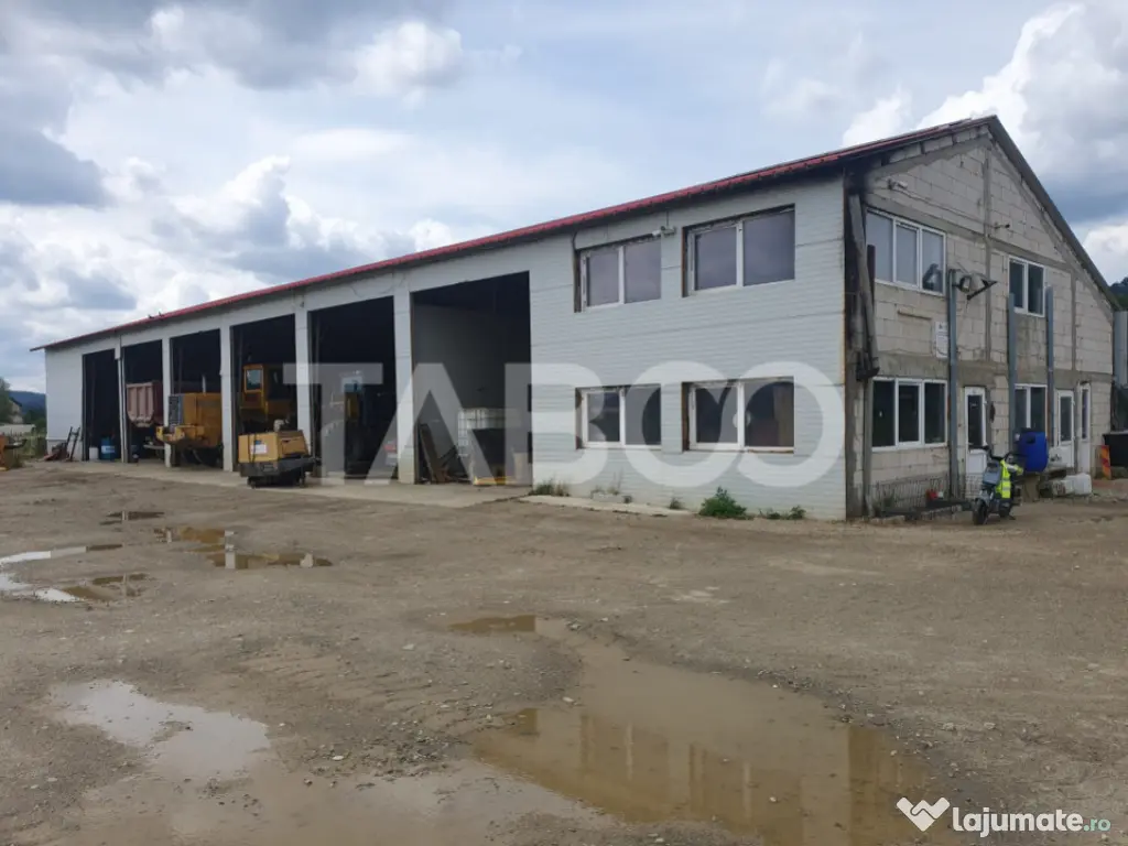 Teren si hala 42.000 mp + zona administrativa la 7 minute de 