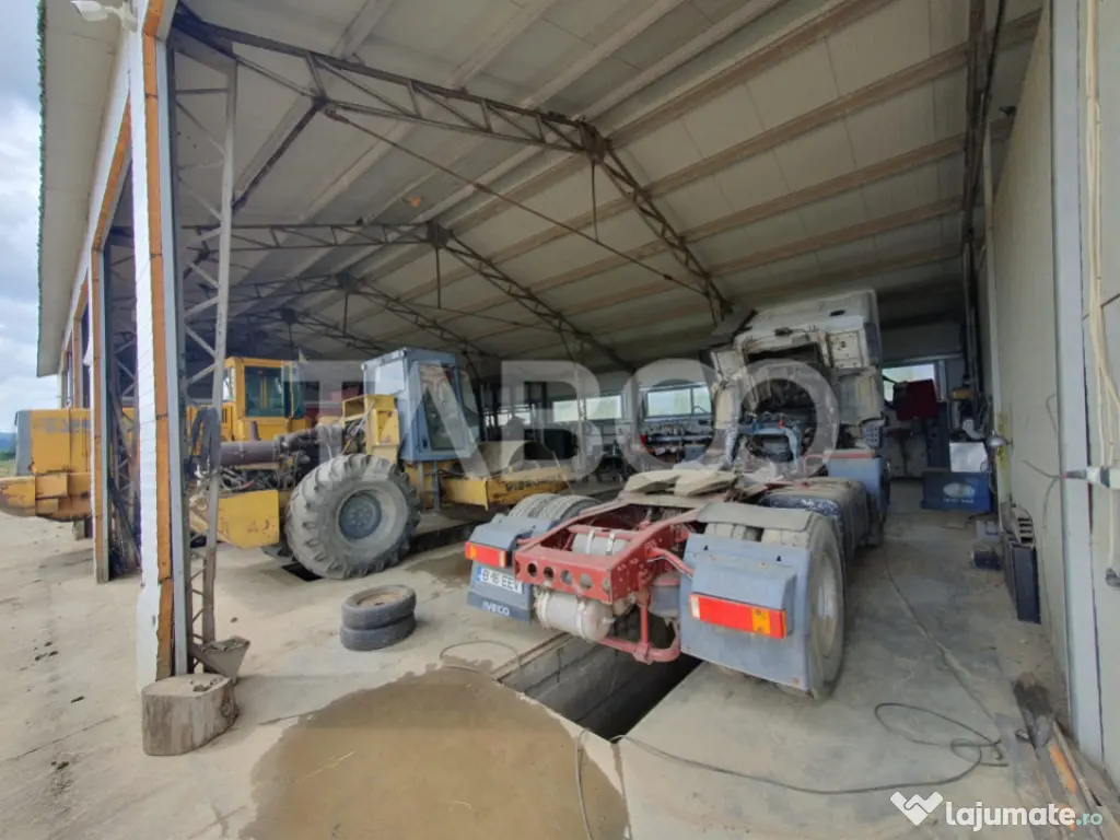 Teren si hala 42.000 mp + zona administrativa la 7 minute de 