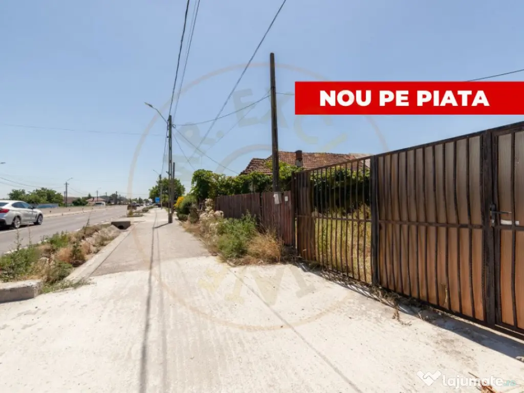 Investitie teren de 3408 mp de 45e/mp -DN 73 E-la 1 min de P