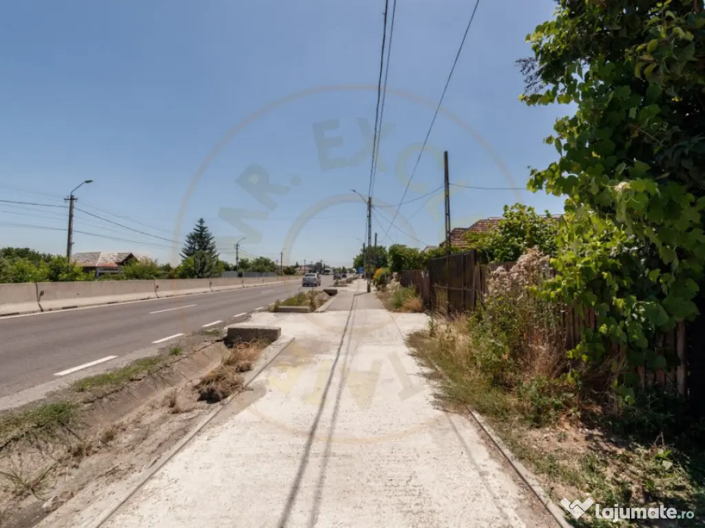 Investitie teren de 3408 mp de 45e/mp -DN 73 E-la 1 min de P