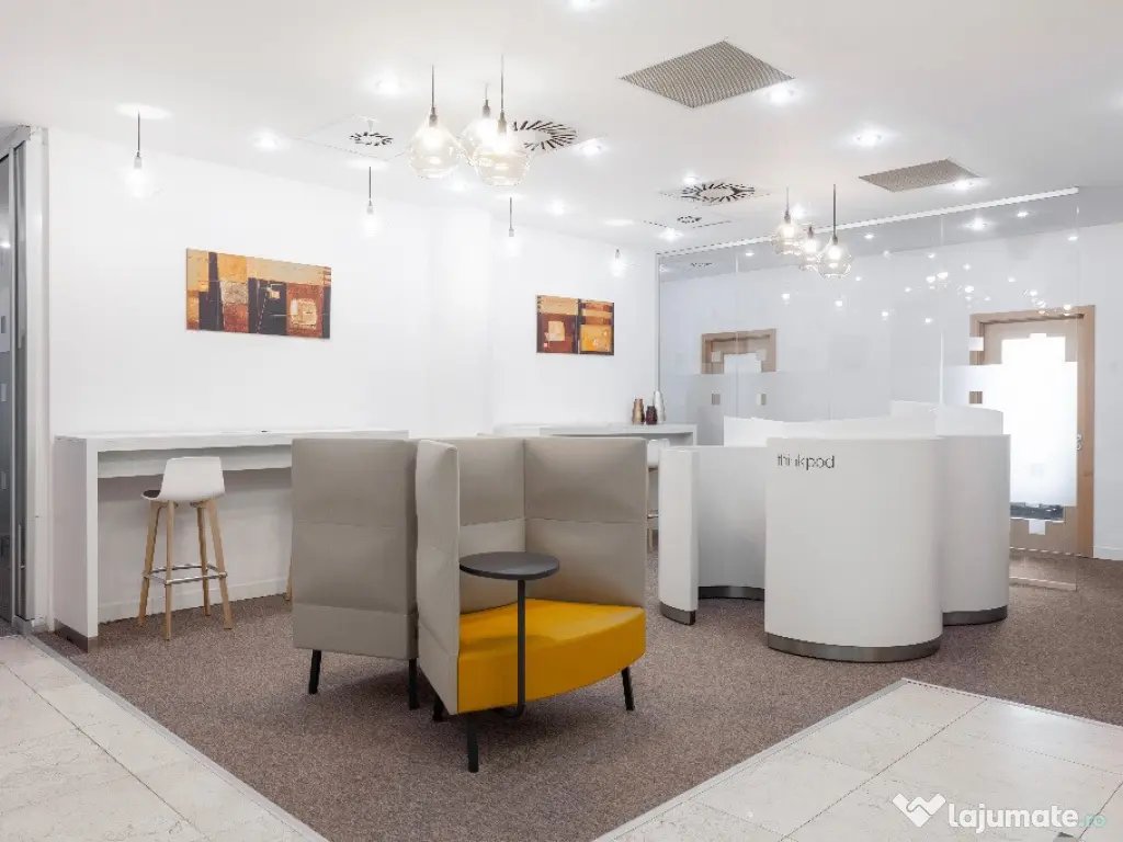 Spațiu de birou tip open-plan pentru 10 persoane în Regus Floreasca 