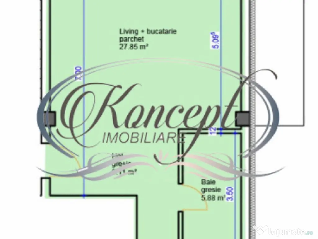 Apartament pe str. Sub Cetate, TVA si finisaje incluse in pr 