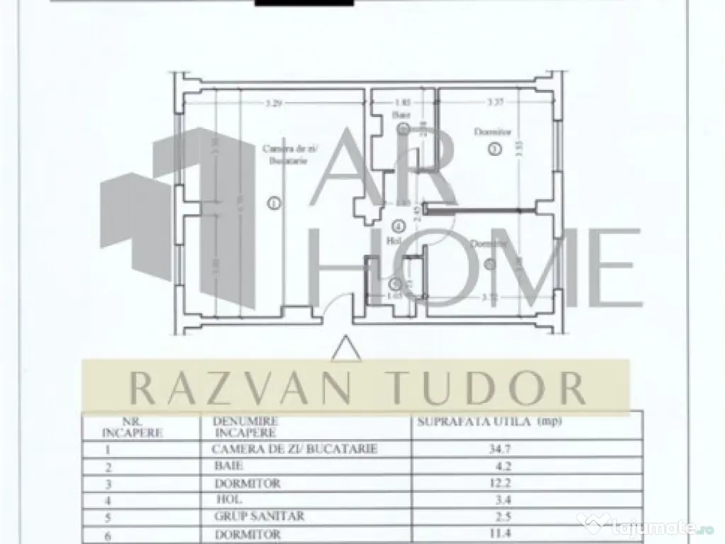 Apartament 3 camere , Gh.Doja , Ploiesti , mobilat complet 