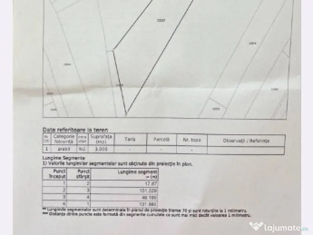 De vânzare teren extravilan în Calnic