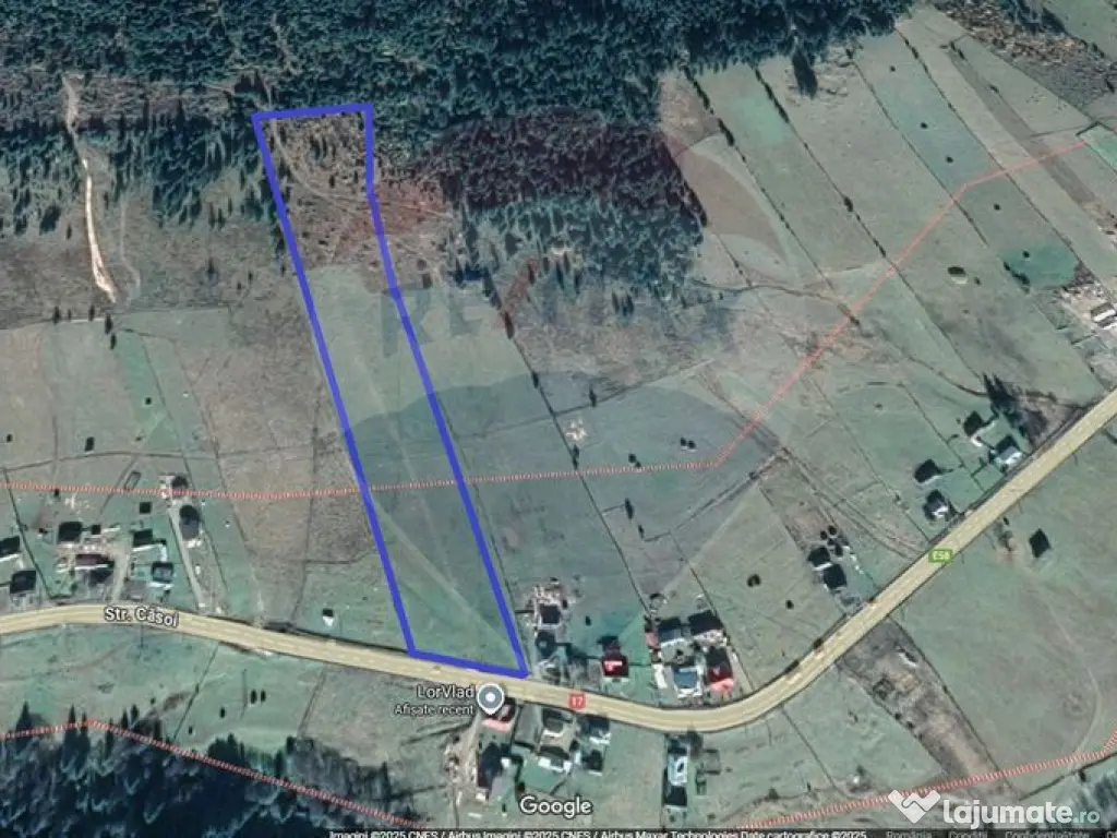 Teren parțial intravilan 30,930 mp Poiana Stampei-DN E58... 