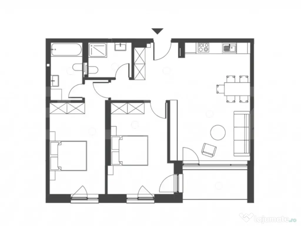 Comision 0! Somesului 15 | 3 camere Finisat | Semicentral |
