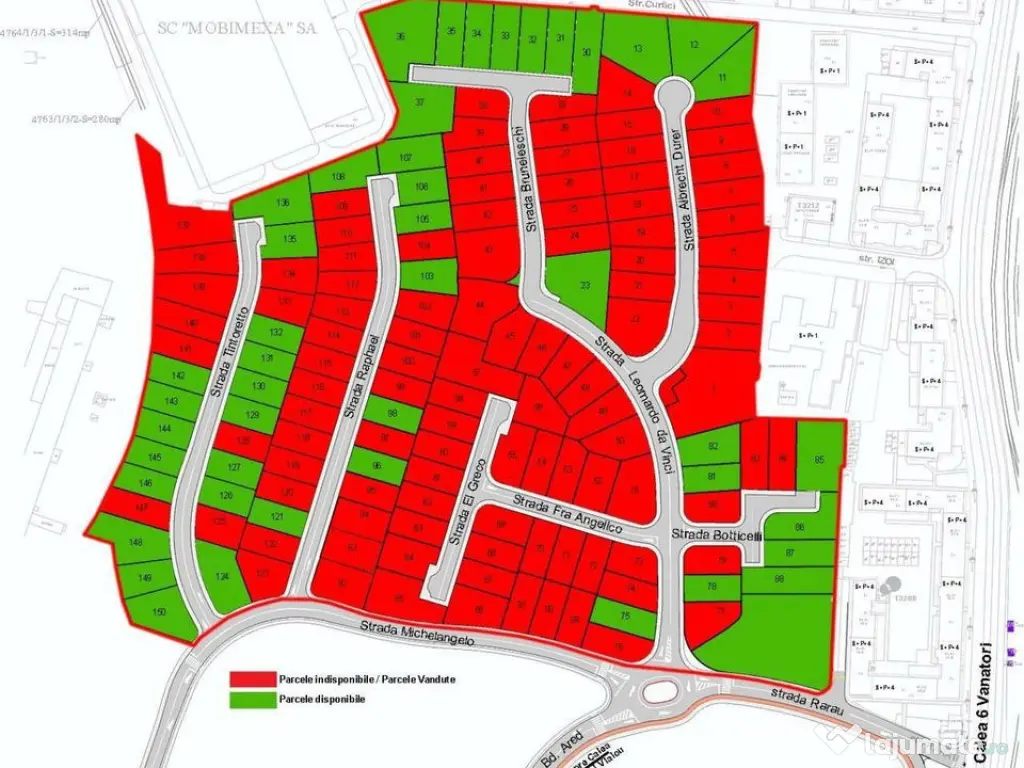 Teren de casă 302 mp – toate utilitățile, zonă ARED...