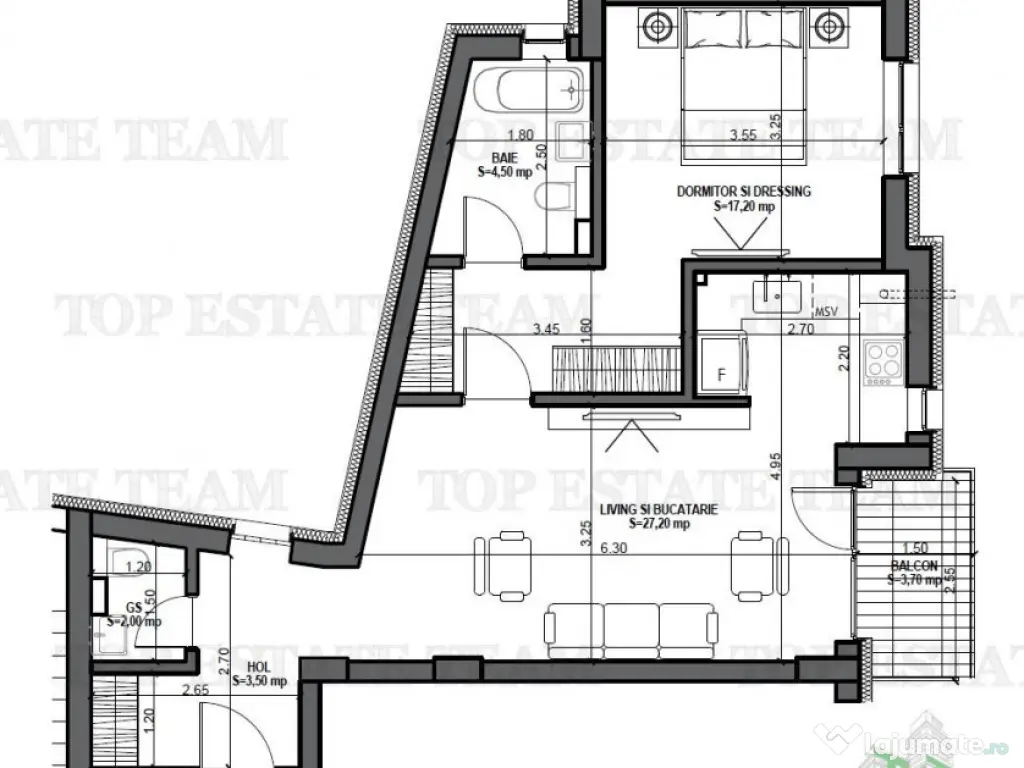 Apartament 2 camere in bloc nou, zona Mosilor 