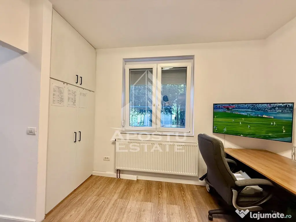 Apartament modern cu o camera, curte, centrala, zona Lune... 