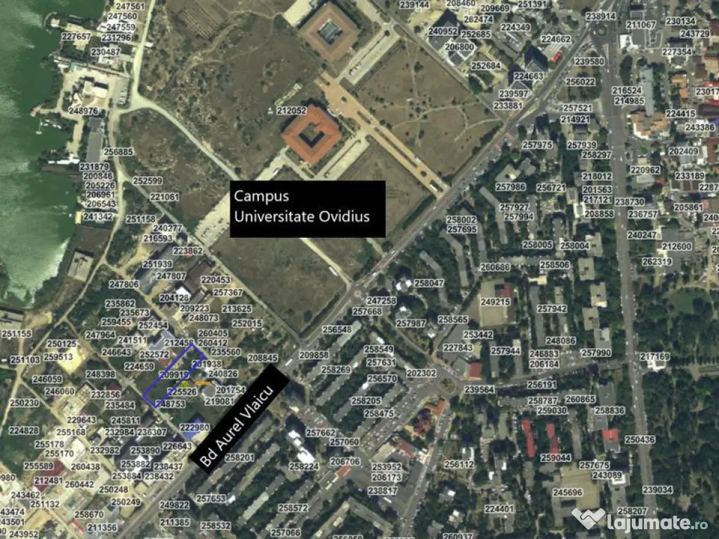 Teren intravilan 2500mp str Smaraldului - Campus Universi...