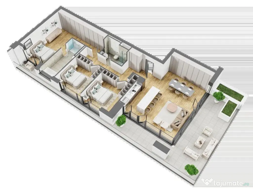 Apartamente 4 camere în Ansamblul Alpha Distrikt, Bartol... 