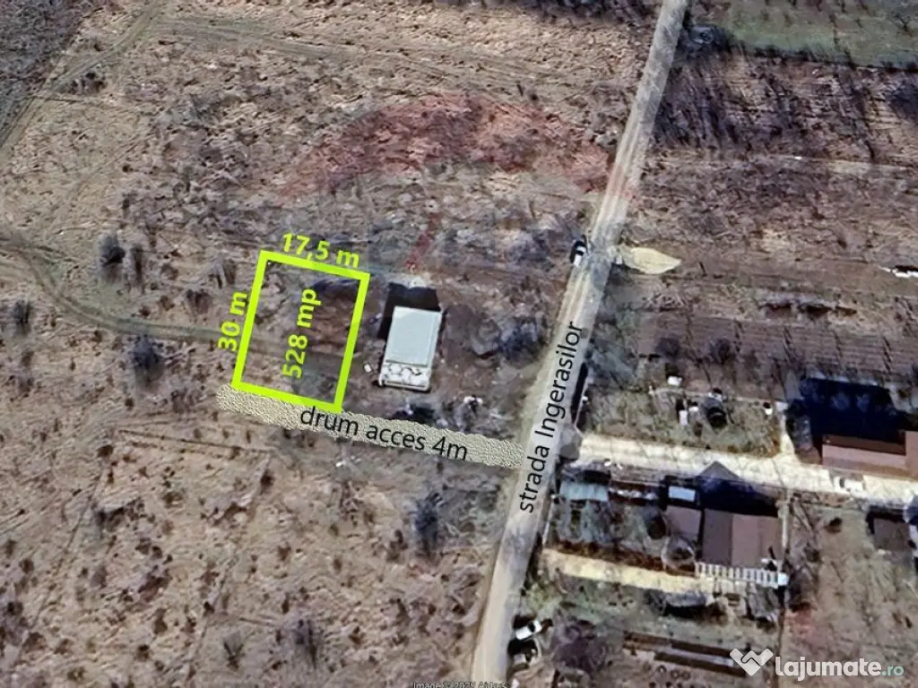 Teren construcție casă P+E+M – 528 mp, Peris, Ilfov, ...