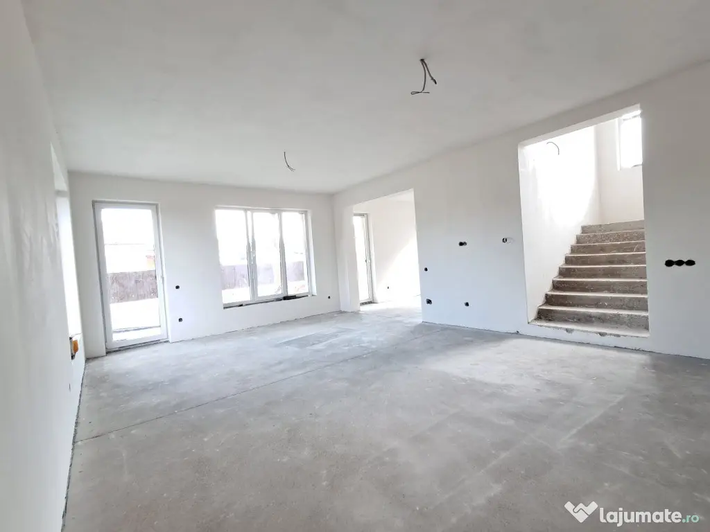 Casa individuala 5 cam P+E, sup.utila 152 mp, teren 601 mp Apahida 