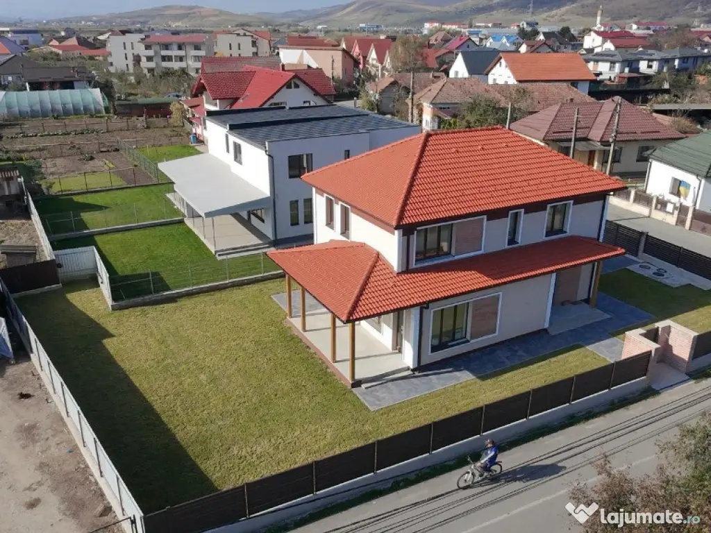 Casa individuala 5 cam P+E, sup.utila 152 mp, teren 601 mp Apahida