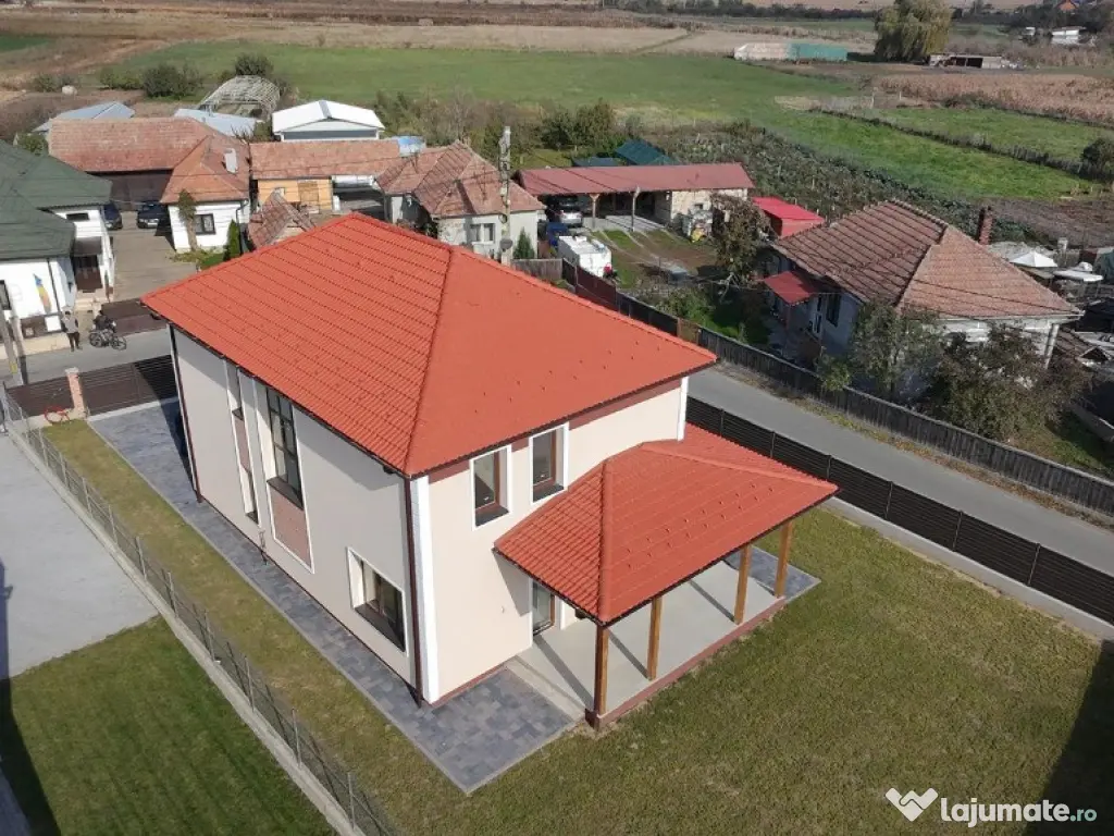 Casa individuala 5 cam P+E, sup.utila 152 mp, teren 601 mp Apahida 