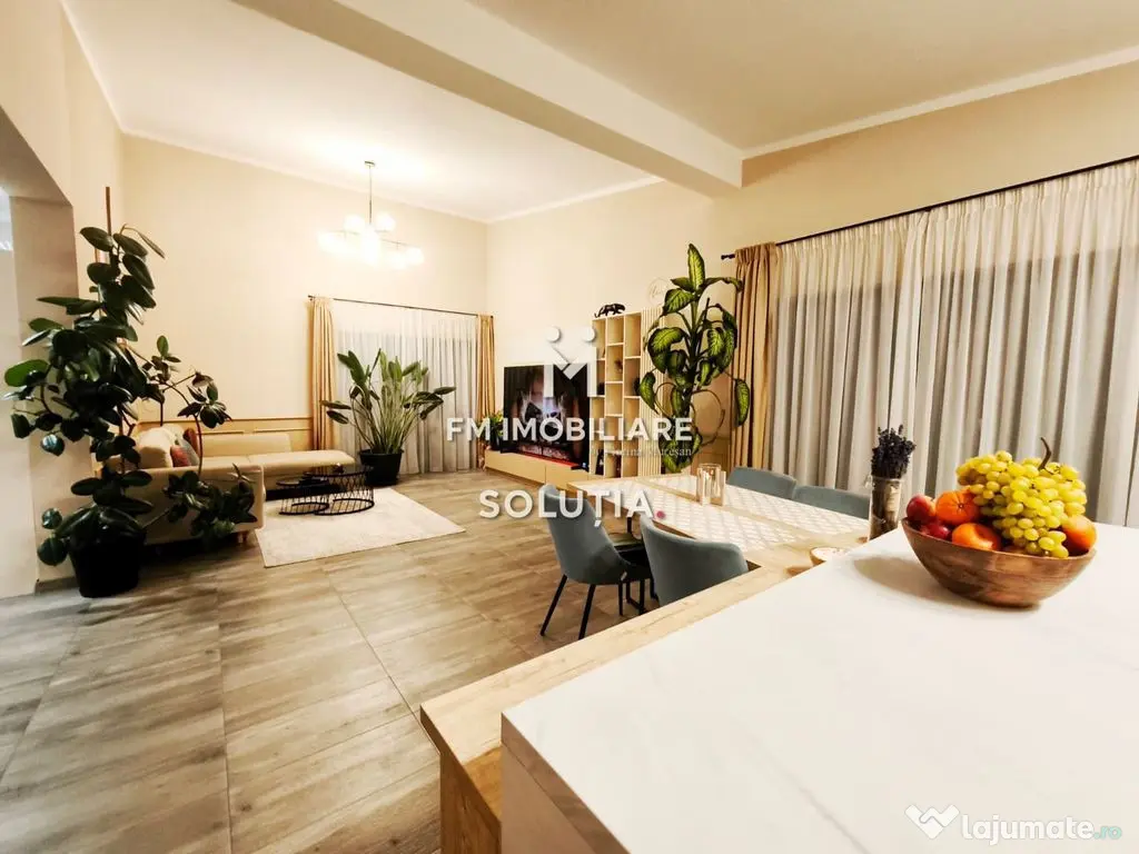 Casă 3 dormitoare, modernă - complet utilată - Săsar!