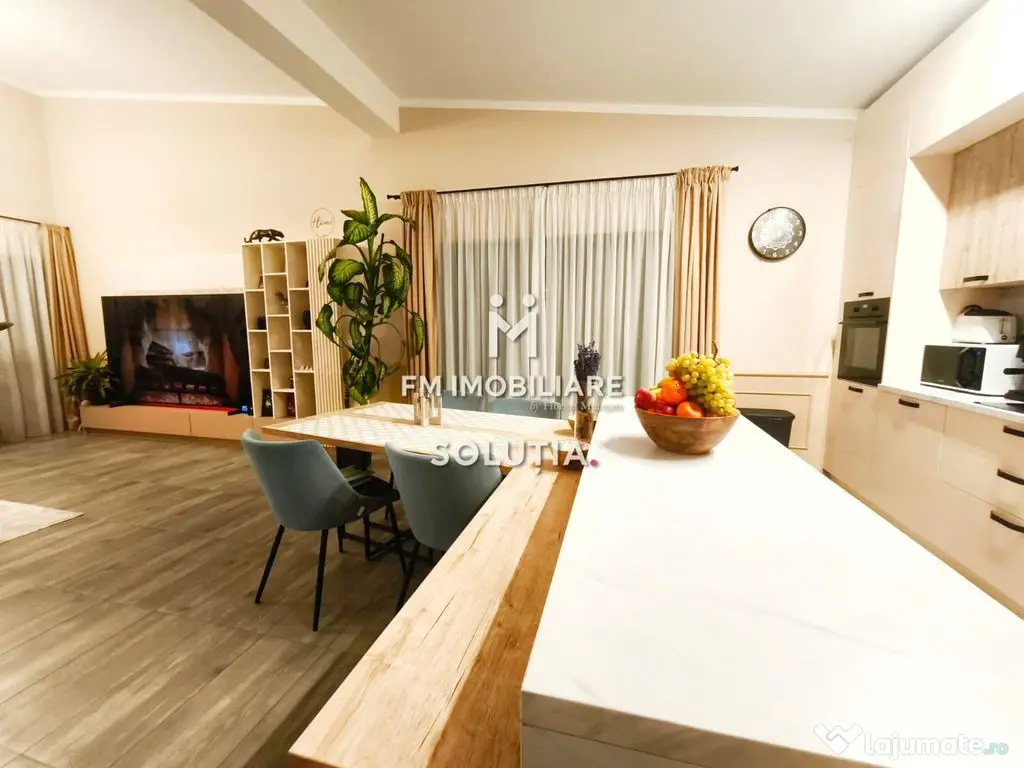 Casă 3 dormitoare, modernă - complet utilată - Săsar!