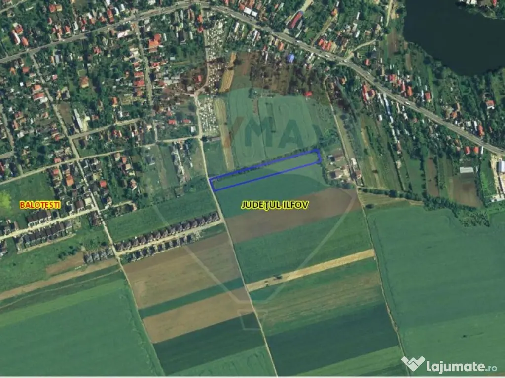 Teren 7,463mp Balotesti | Strada Amurgului | deschidere 29ml 
