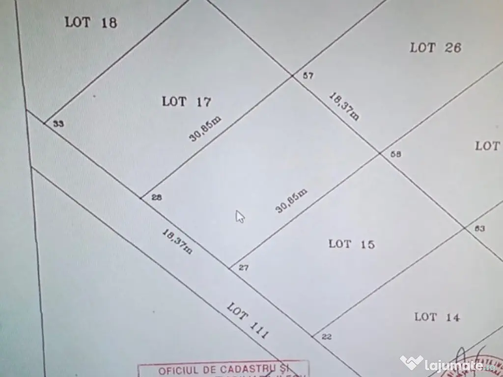 Teren 540 mp, utilități aproape, zonă liniștită