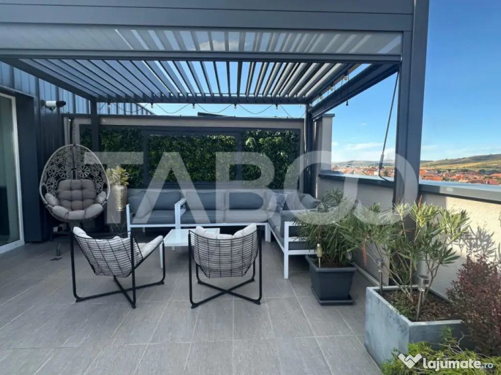 Penthouse 3 camere de lux 2 bai loc de parcare zona Lupeni S 