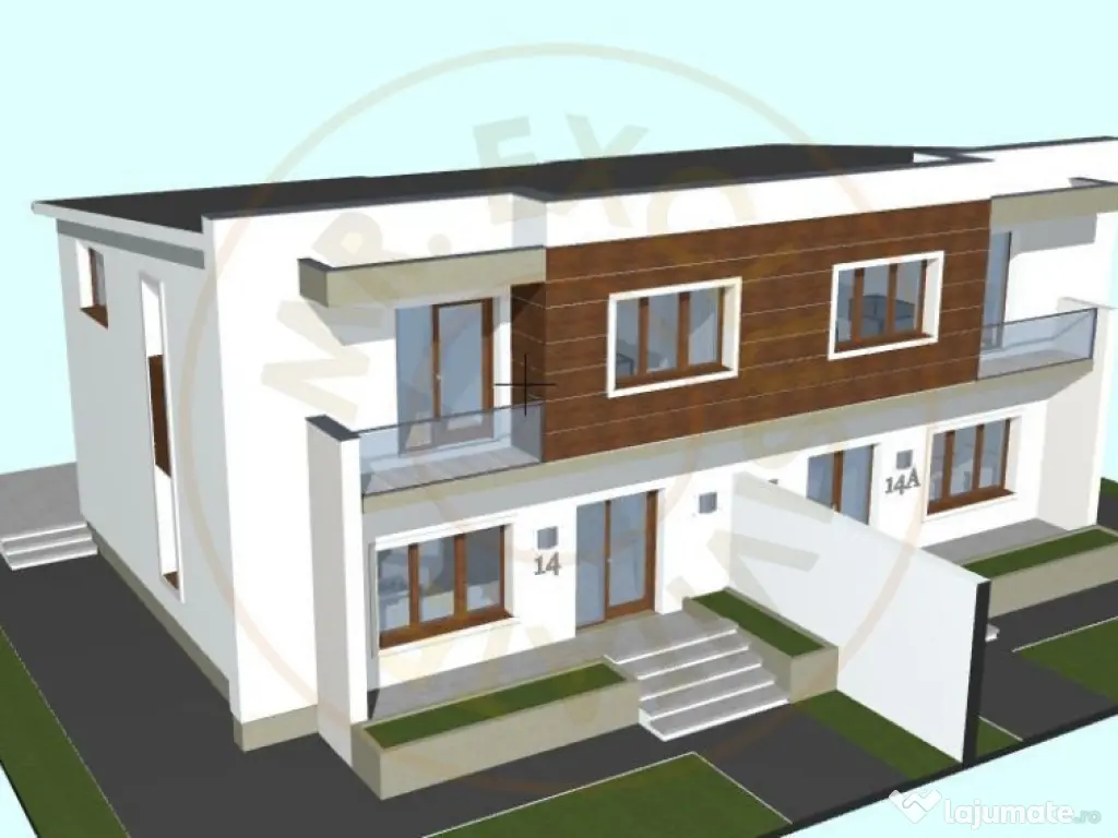Casă Duplex La Cheie - Finisaje Personalizabile - Teren de 