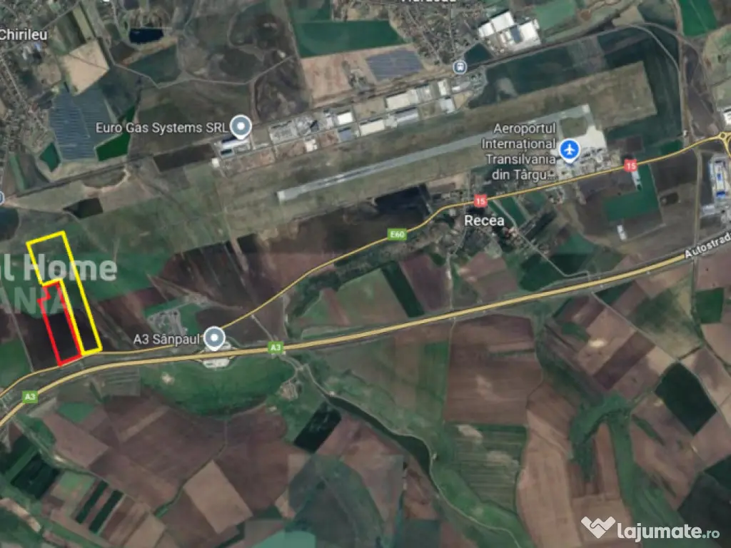 Teren 37.500 Mp-DN 15 Autostrada Transilvania - Mures