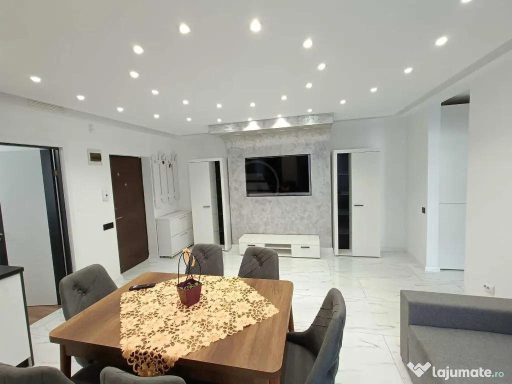 Apartament 3 camere, 60 mp utili, mobilat lux, Florești – zona Metro, 