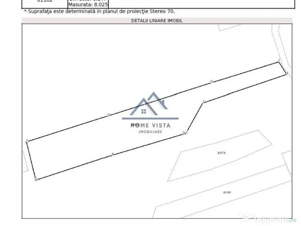Teren intravilan 8147 mp – Băiculești, jud. Argeș 